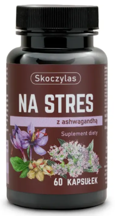 Na Stres - ashwagandha, szafran, kozłek lekarski 60 kaps. SKOCZYLAS