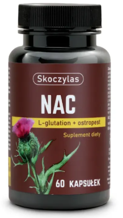 NAC L-glutation, ostropest 60 kaps. SKOCZYLAS
