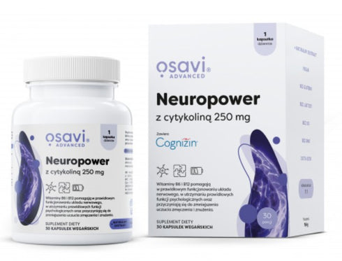 Neuropower z Cytykoliną 250mg 30 kaps. OSAVI