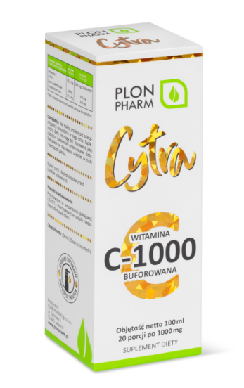 Cytra – buforowana witamina C w płynie 1000 mg – 100 ml