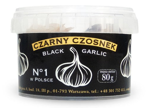 Czarny czosnek BIO 80 g - Pięć Przemian
