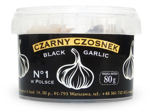 Czarny czosnek BIO 80 g - Pięć Przemian