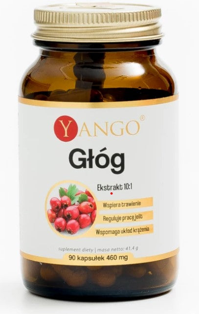 Głóg - ekstrakt - 90 kaps. YANGO