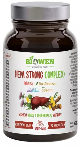 Hepa Strong Complex+ 90 kapsułek BIOWEN