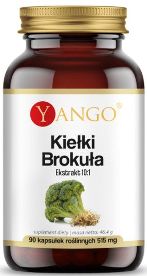 Kiełki brokuła - ekstrakt 10:1 - 90 kaps. YANGO