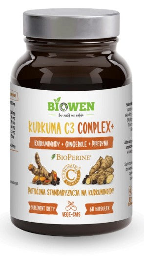Kurkuma C3 Complex+ 60 kaps. BIOWEN