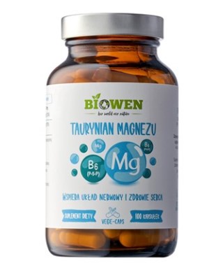 Taurynian Magnezu - 100 kapsułek BIOWEN