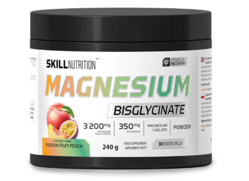Magnez Bisglicynian 350 mg w proszku 240 g SKILL