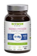 Magnez z potasem 4 formy magnezu 100 kapsułek BIOWEN - kompleksowe wsparcie elektrolitów