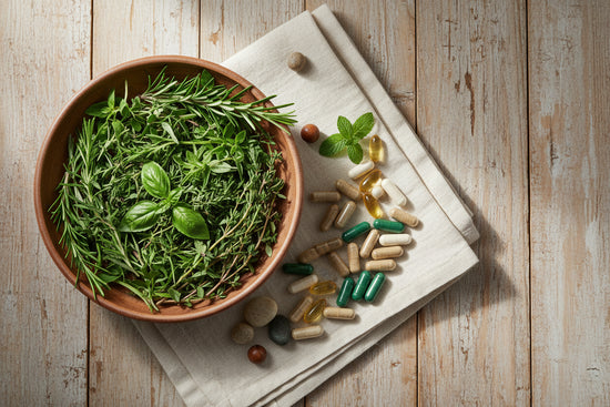 Naturalna grafika Suplementy, Witaminy i Zioła