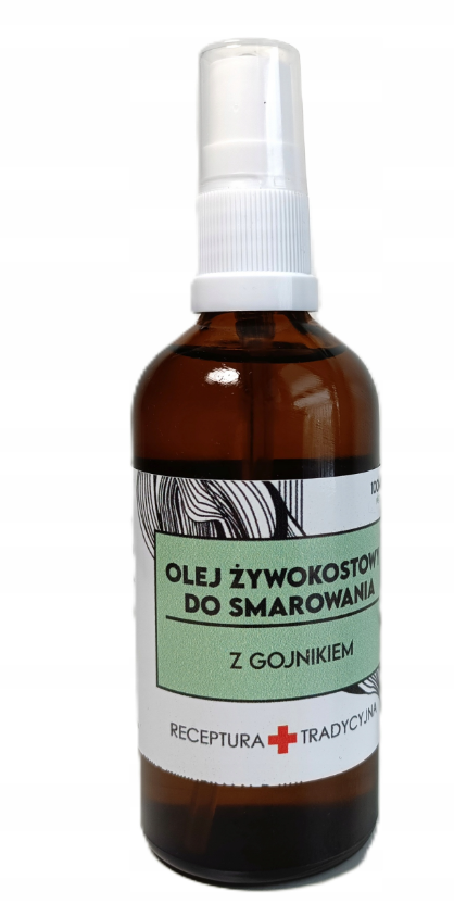 Olej żywokostowy z gojnikiem 100 ml BJK - naturalny olej na stawy i regenerację skóry