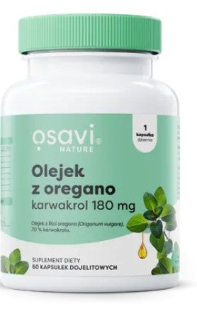 Olejek z oregano 60 lub 120 kapsułek OSAVI - naturalny suplement diety na odporność i infekcje