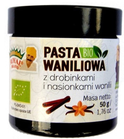 Pasta waniliowa BIO 50 g - ROYAL BRAND