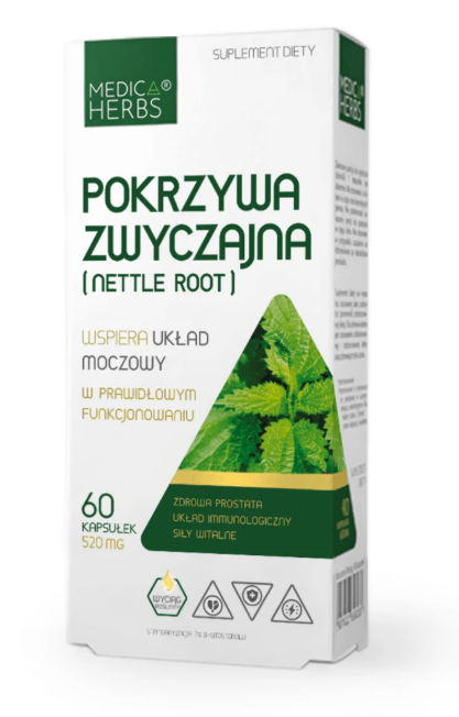 Pokrzywa Zwyczajna 520 mg - 60 kaps - MEDICA HERBS