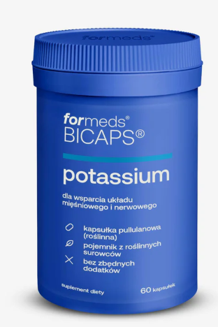 Potas Bicaps Potassium 60 kapsułek FORMEDS - wsparcie serca i ciśnienia krwi