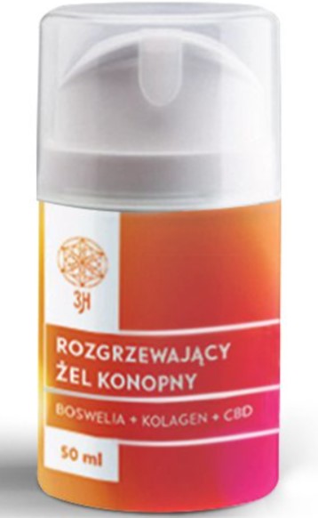 ROZGRZEWAJĄCY ŻEL KONOPNY BOSWELIA + KOLAGEN + CBD - 50 ml 3H