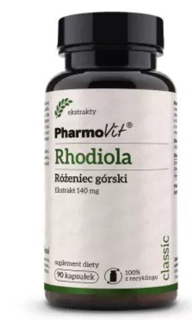 Rhodiola Różeniec górski 4:1 140 mg 90 kaps | Classic PHARMPOVIT